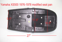 For Reference Only. The seat pan is modified at the rear end to create a low profile cafe racer seat style. 