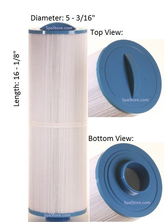 Spa Filter Baleen Ak Pleatco Pcal60 F2m Unicel 5ch 752 Fibur Fc 02
