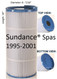 1995-2001 Sundance® Spas Filter, 6540-490, Altamar, Calypso, Cameo, Capri, Corum, Marin,Maxxus, Montego, Optima, Rio, Royale