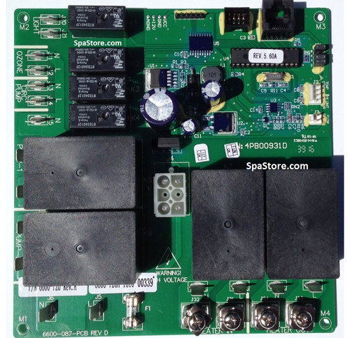 6600-720 formerly 6600-046, 6600-287, SUNDANCE® Spas, JACUZZI®, Sweetwater Circuit Board