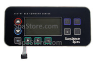 6600-893, Sundance® Spas Control Panel, 800/850 Series, 1 Pump System Replaced by 2 Pump Button Version