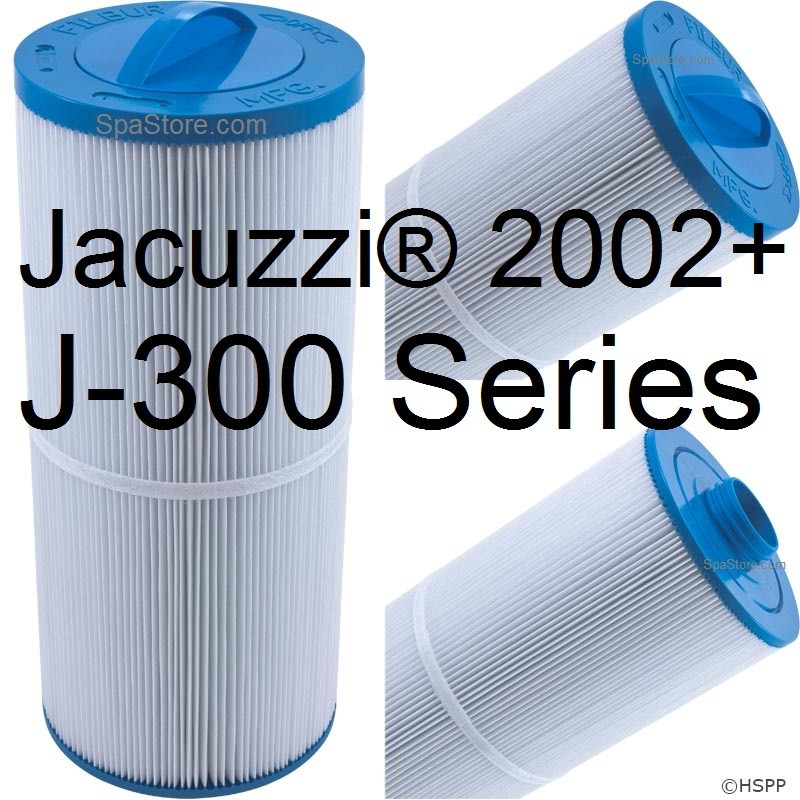 ✓Exact Fit Per Factory Specs Jacuzzi® J-300 Series 2002+ Hot Tub Spa Filter  Replaces 6000-383A, Diameter: 6-5/8", Length: 15-1/2"