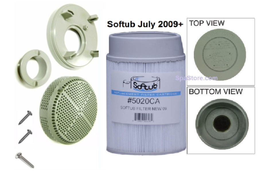 Softub Drain Suction Cover Retrofit Assembly Kit Before July 2009 VGB