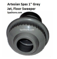 Artesian Spas Platinum Elite, Tidal Fit Jet, Floor Sweeper 1” Grey