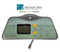 2 Pump 2007-2011 Artesian Spas™ Island Series 800D & 801D Topside Control Panel With Overlay Sold As Kit, 33-0655-08-2P