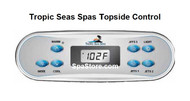 2007+ Artesian Tropic Seas Control Panel Topside Display 7 Button 3 Pump 33-0653-08-11-0154-08