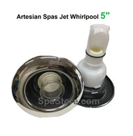5" Whirlpool Artesian Island Spas Jet Insert 03-3601-52 C-Helix Stainless Graphite Dark Gray 2013+