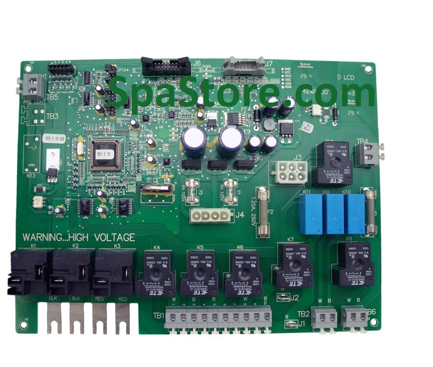 J480 Jacuzzi® Circuit Board 2009 Hot Tub Model Control 850 LCD PWA 850 NT809