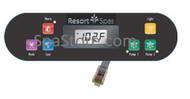 Artesian Resort Spas Topside Control Panel Topside Display 6 Button 2 Pump