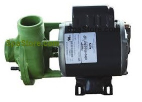 115V Current Version Dynasty Spas 14154 Aqua Flo Circ-Master HP GECKO Circulation Pump Replaced Green Wet End 02093012-2010 02093012-2510 Fittings 1-½" 