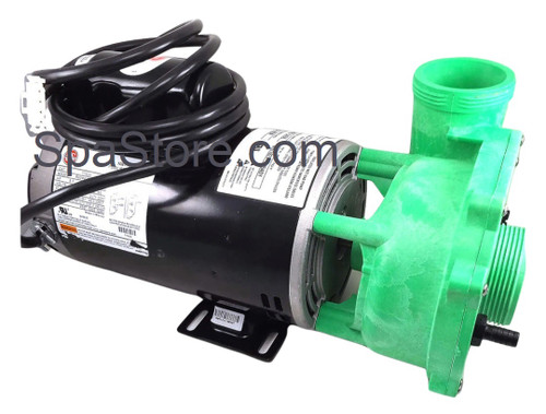 2013 Dynasty Spas Pump, 2 Speed, 56 Frame, Gecko, 7hp-230v-56Fr-2-Sp, Green Wet End 4-Wire, 8ft in. Link, 2" Connectors/Unions 