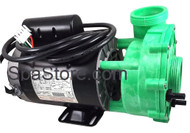 2018 Dynasty Spa Pump, 2 Speed, 56 Frame, 6hp-230v-56fr-2spd, Green Wet End 4-Wire, 8ft 4-pin Amp, 2" Connectors/Unions