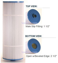Sundance® Spas Maxxus Filter Latest Version 19" Tall With 1.5" Male Slip Fitting 