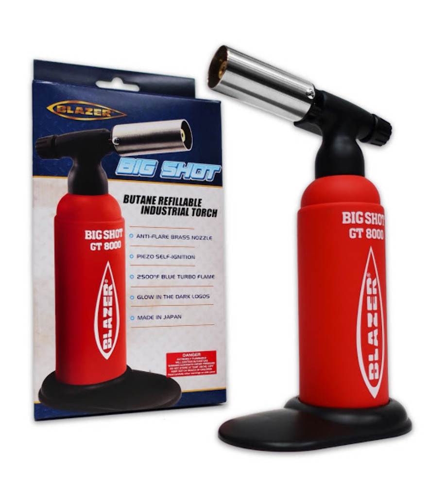 Blazer Big Shot Butane Torch - Limited Red - Puffr