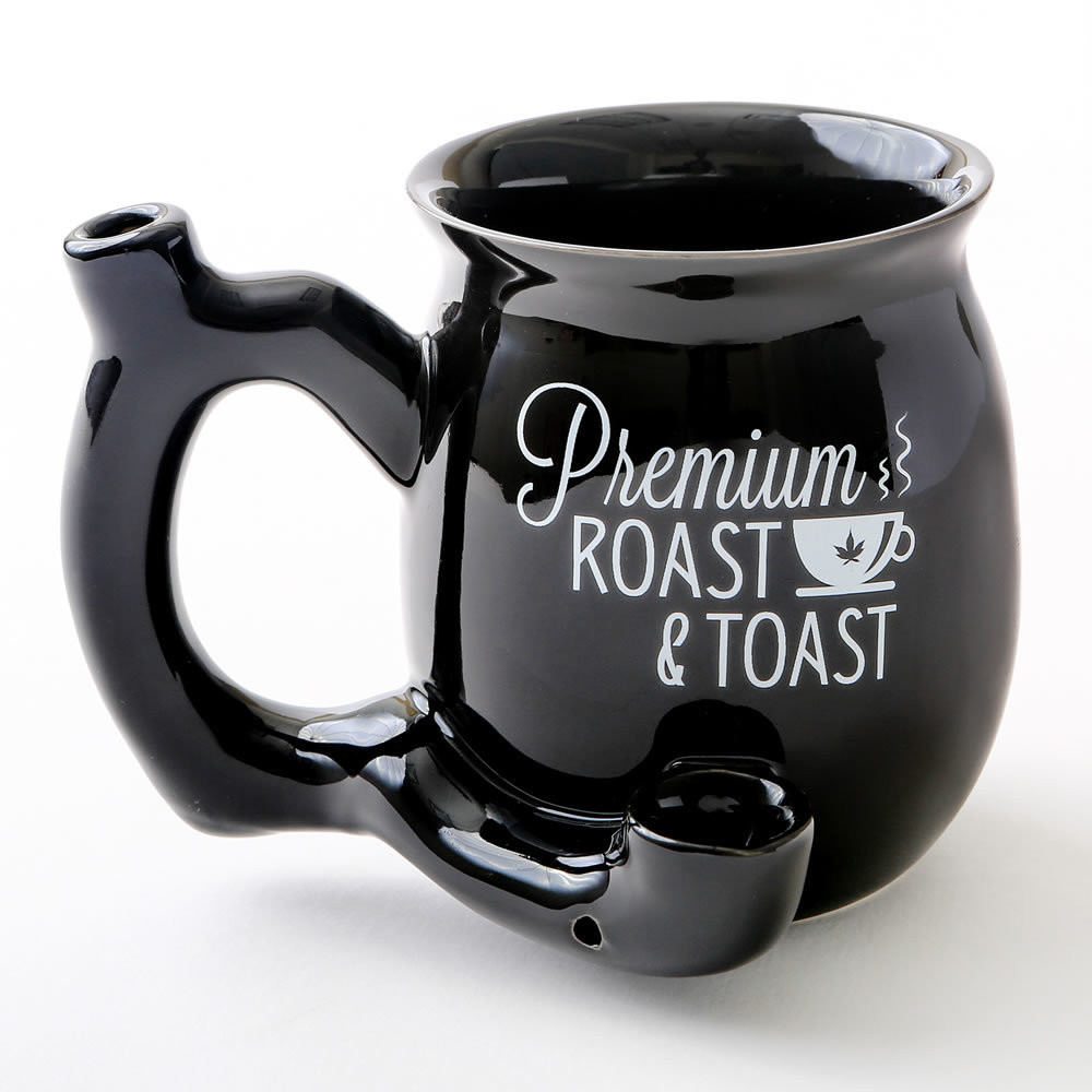 BLACK SMALL ROAST AND TOAST MUG 82373 Puffr