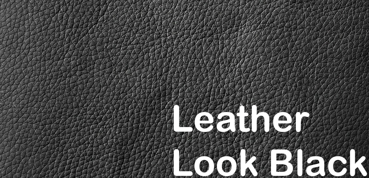leather look black 582