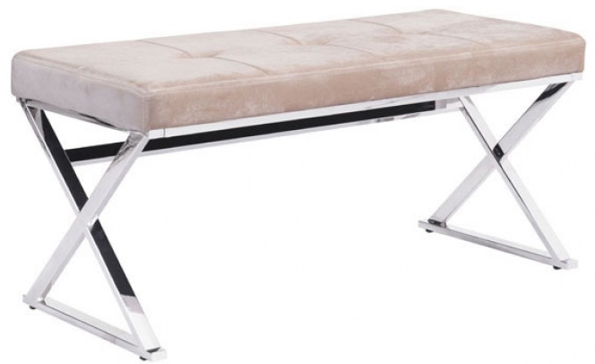 low priced velvet bench available at advanced interior designs