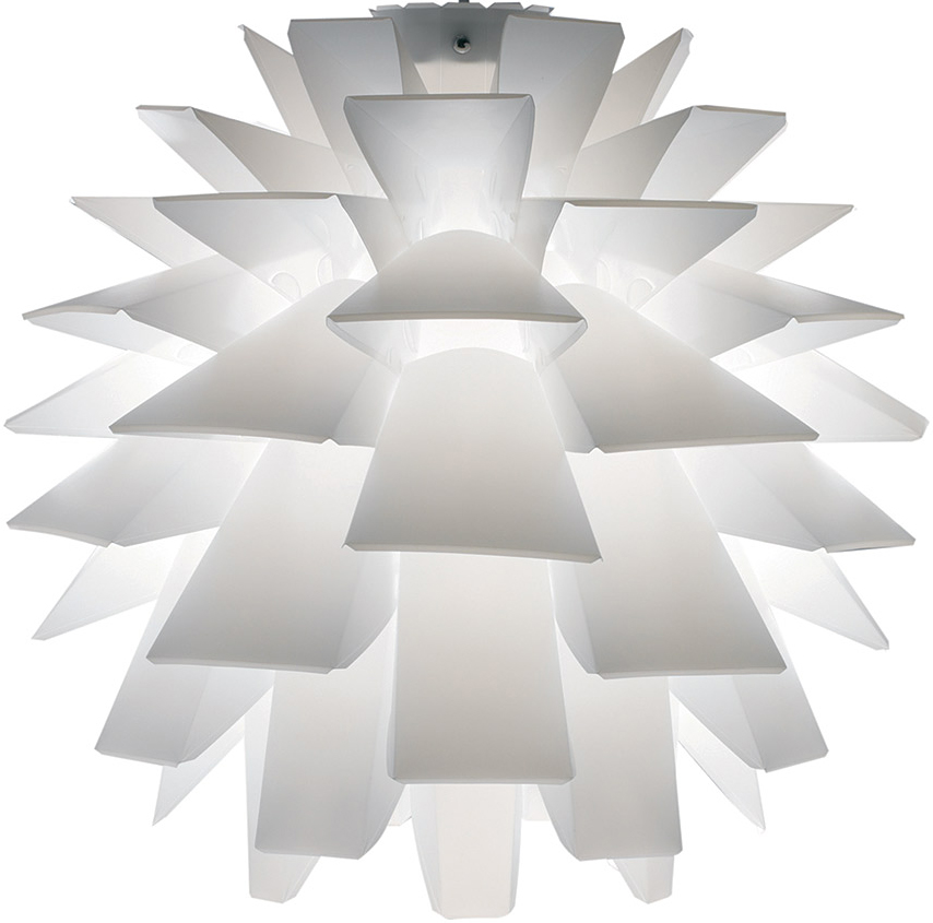 the asparagus pendant lamp in white