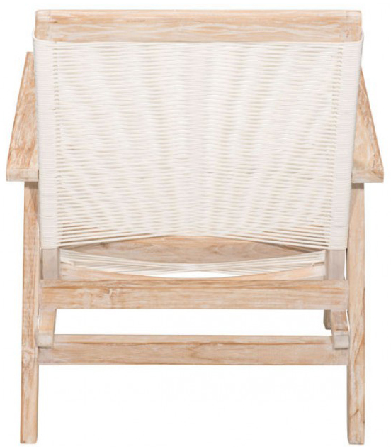 the back view of the west port armchair