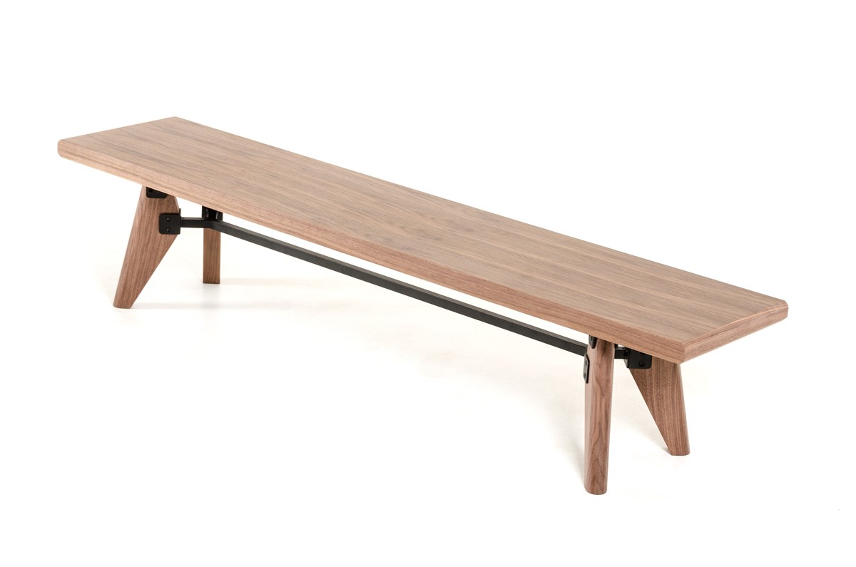 Mid century dining bench best sale