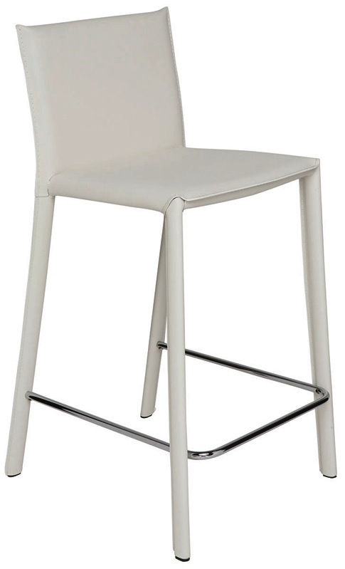 Nuevo Brigitte Counter Stool - Leather Bar & Counte Stools -  AdvancedInteriorDesigns