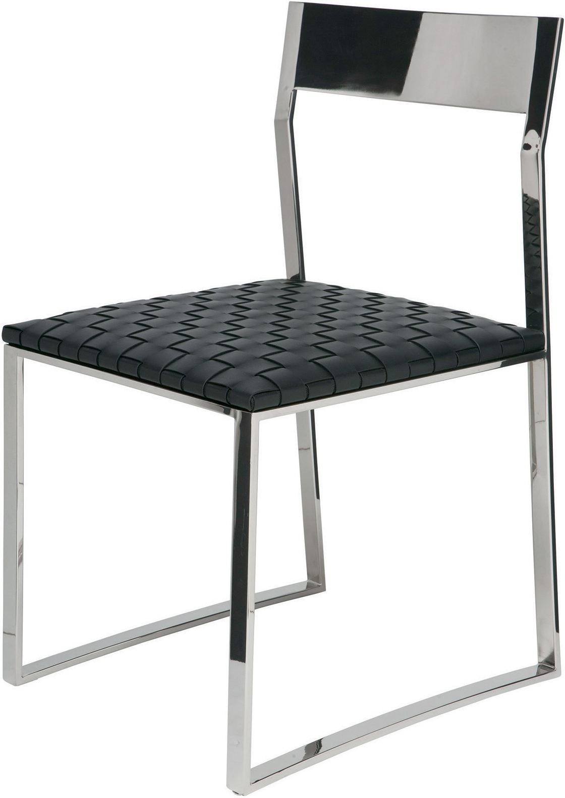 the camille dining chair in black