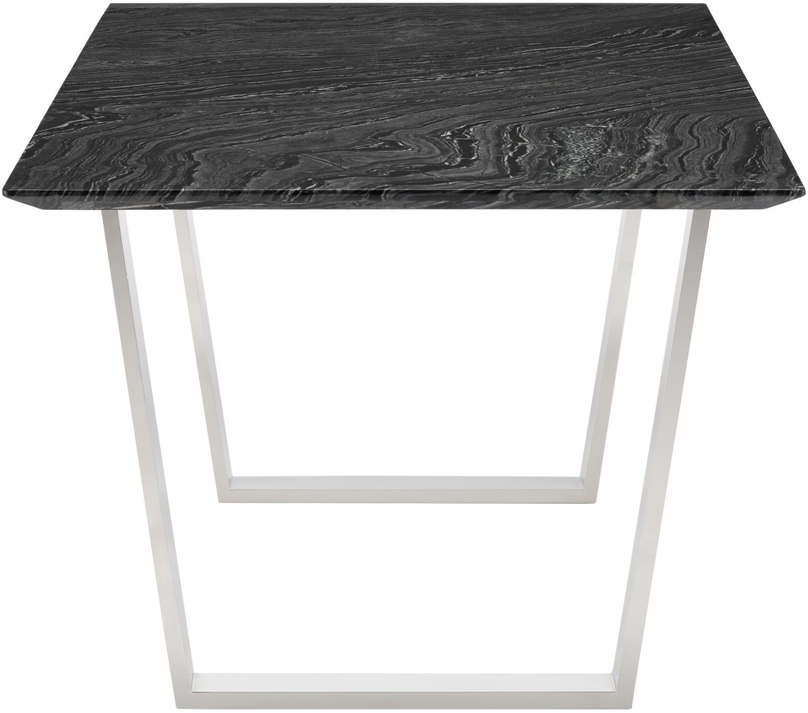the nuevo catrine dining table black stainless steel