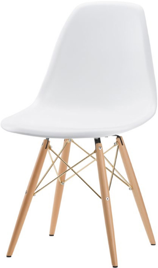 the charlie dining chair in white