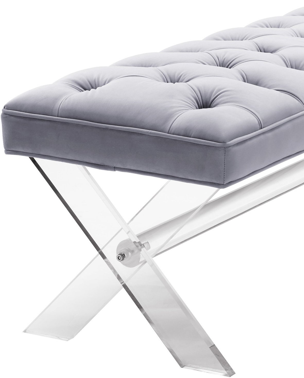 the claudia bench in grey