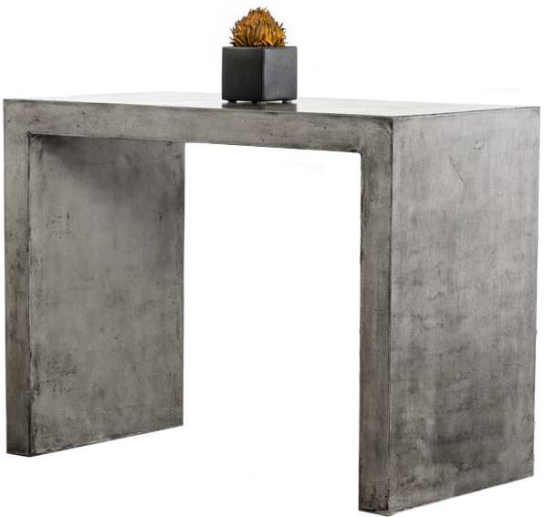 Advanced Interior Designs presents The Frantz Concrete Bar Table