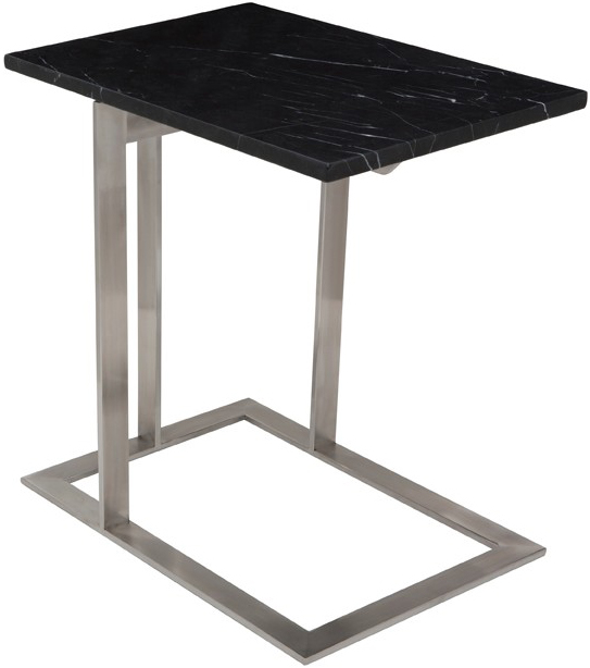 dell side table black marble