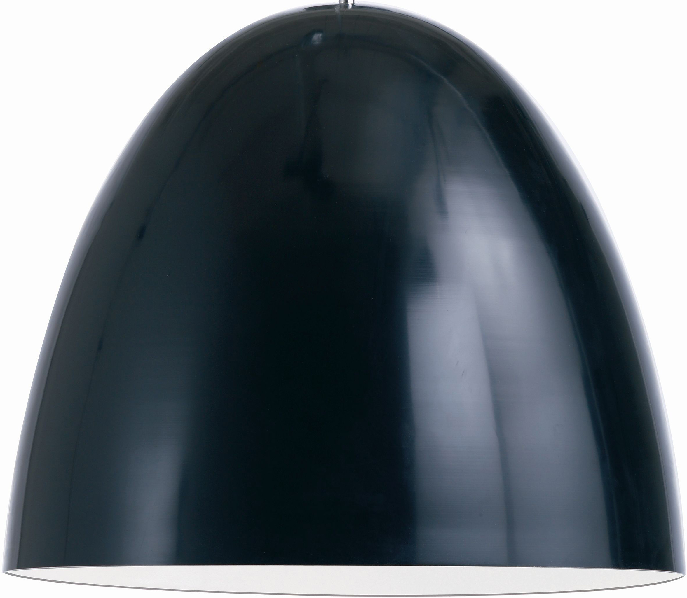 the dome pendant light in black