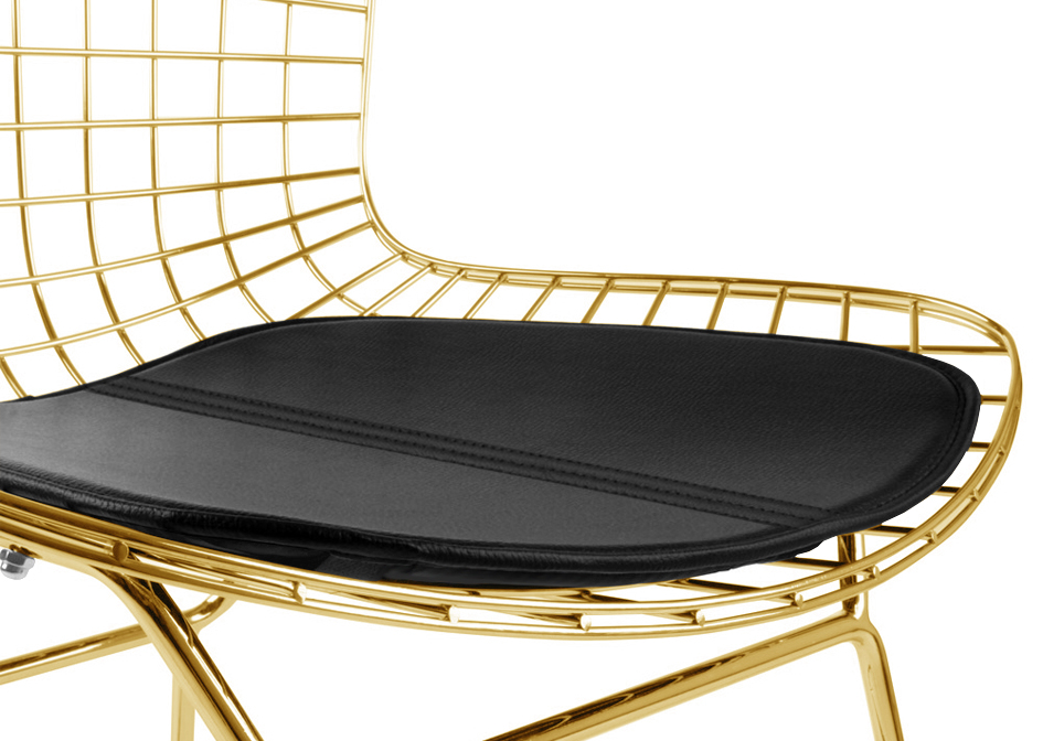 Bertoia Side Chair In Gold