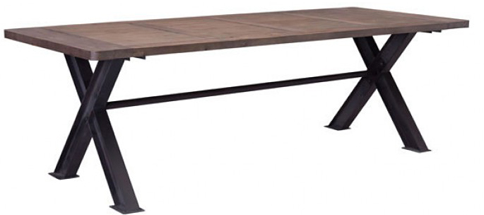 distressed natural dining table seats up to 9 available at AdvancedInteriorDesigns.com