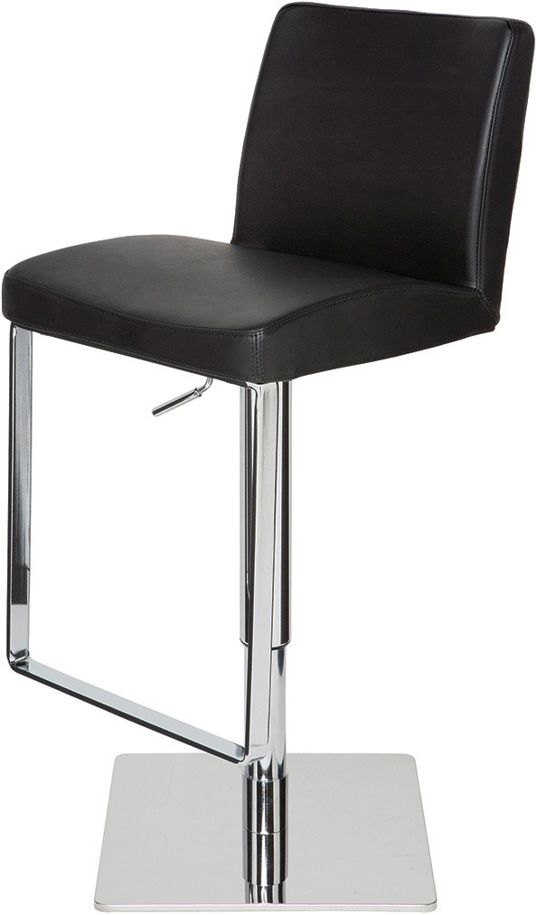 the matteo bar stool in black