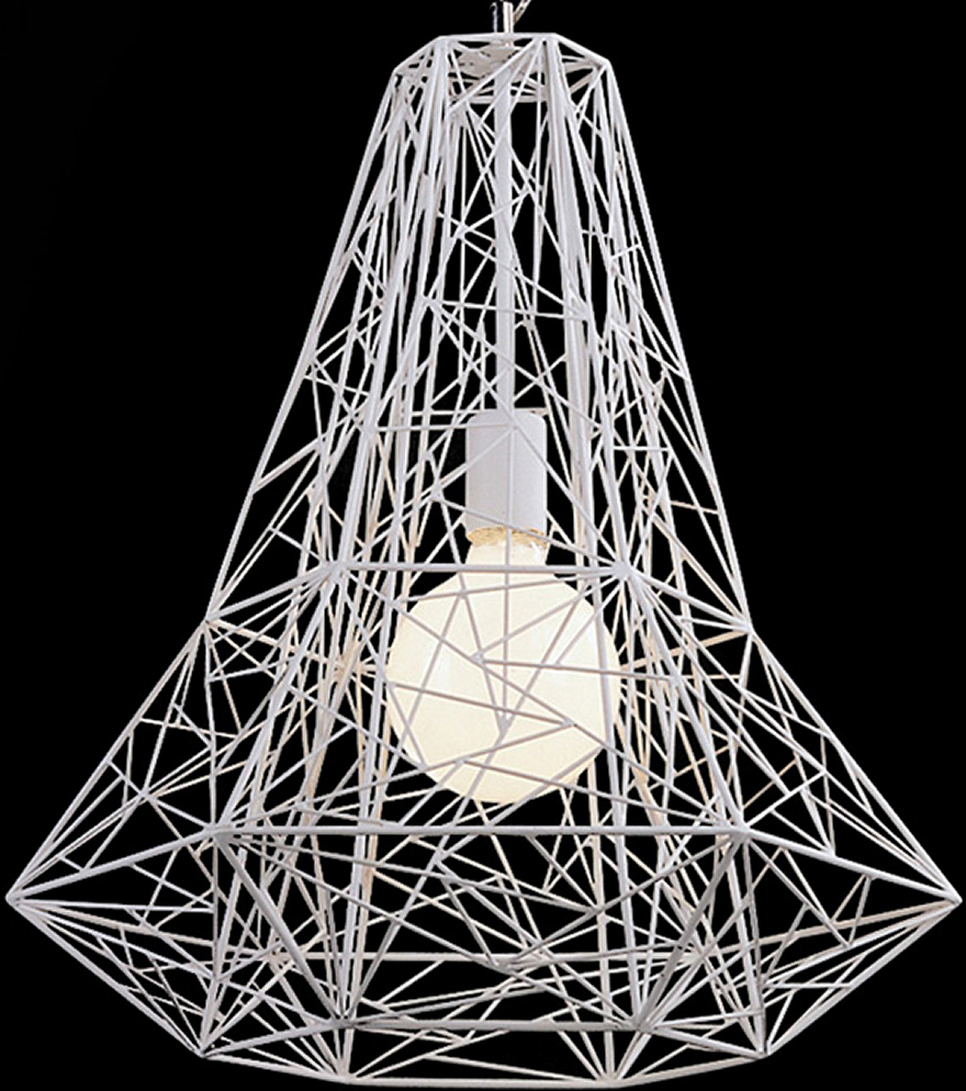 the nuevo apollo pendant lamp in white