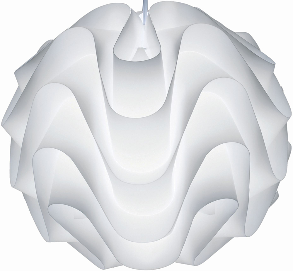 the nuevo meringue pendant lamp in white