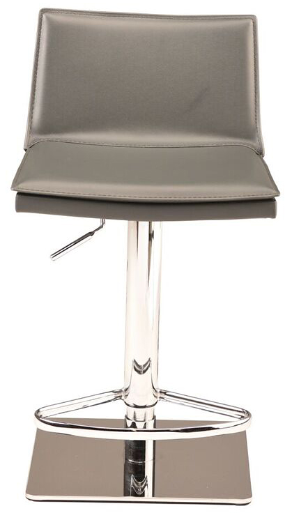 nuevo living palma adjustable stool grey leather
