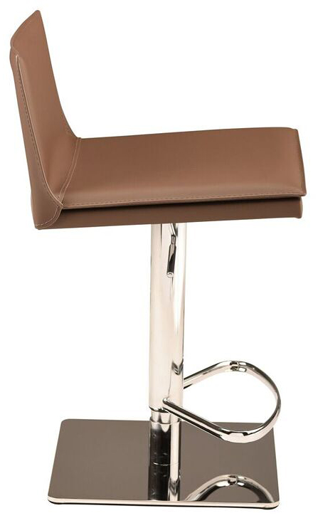 nuevo living palma adjustable stool mink leather