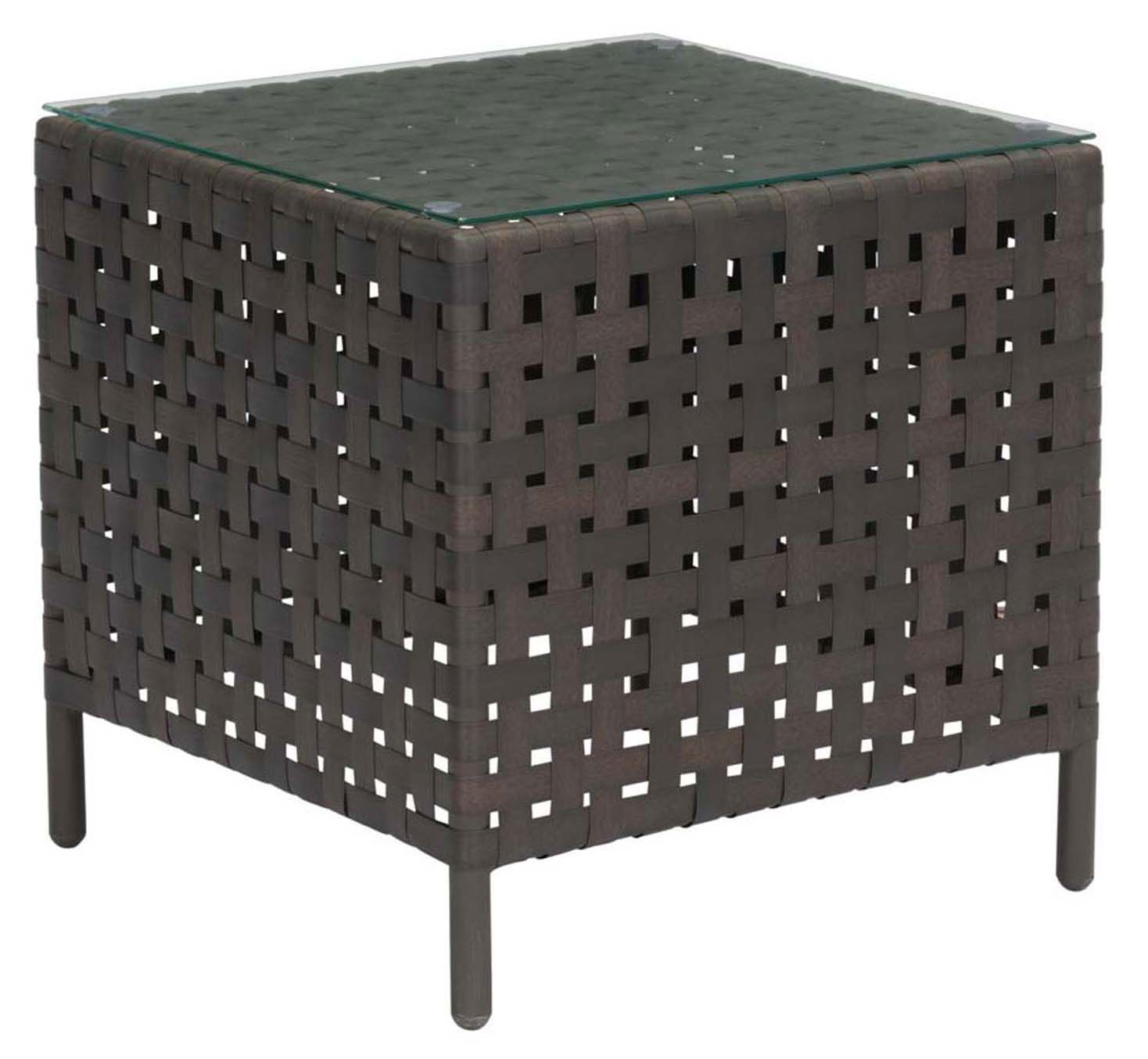 pinery side table brown