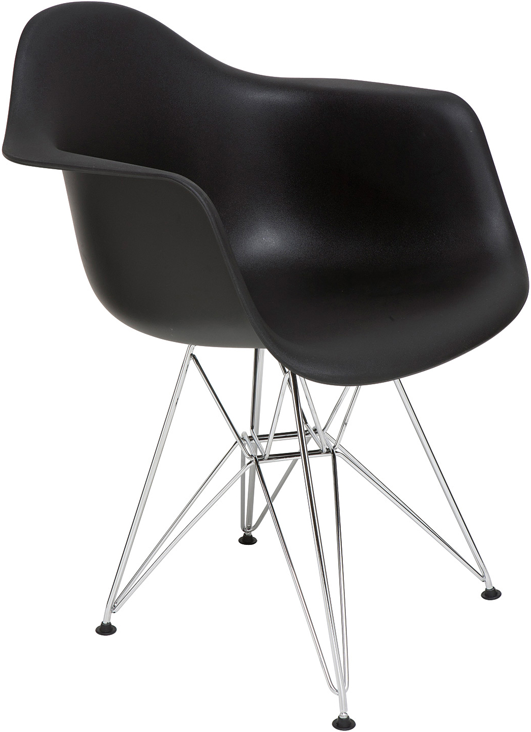 the ray dining chair in black
