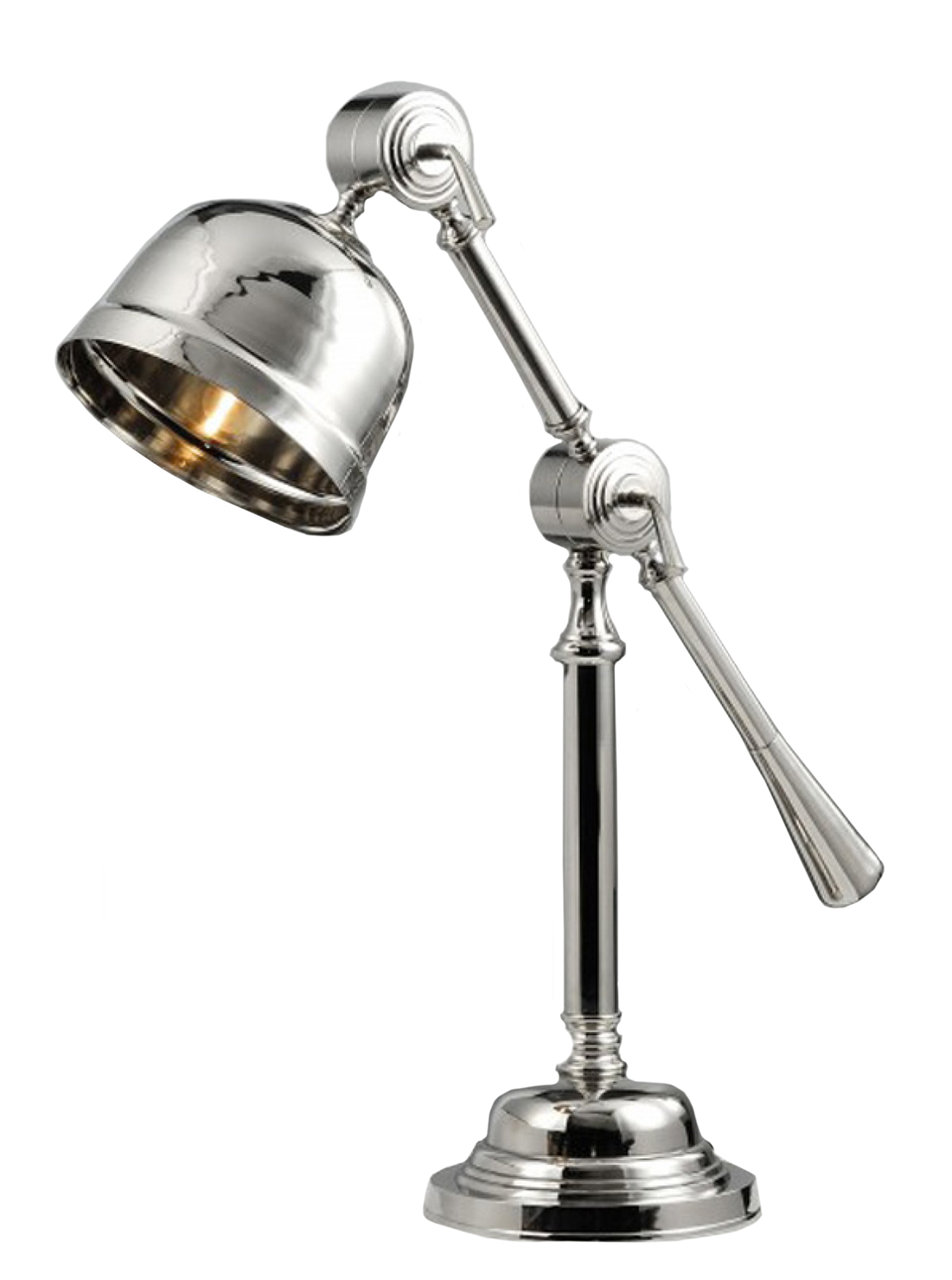 Looking for silver lamp base for your home? Check out the Edison Silver Table Lamp