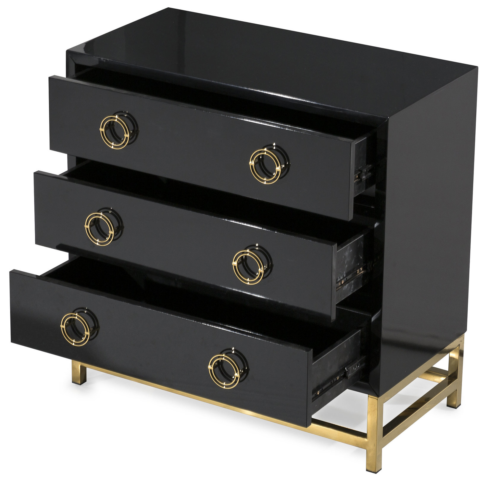 tov black and gold nobility chest