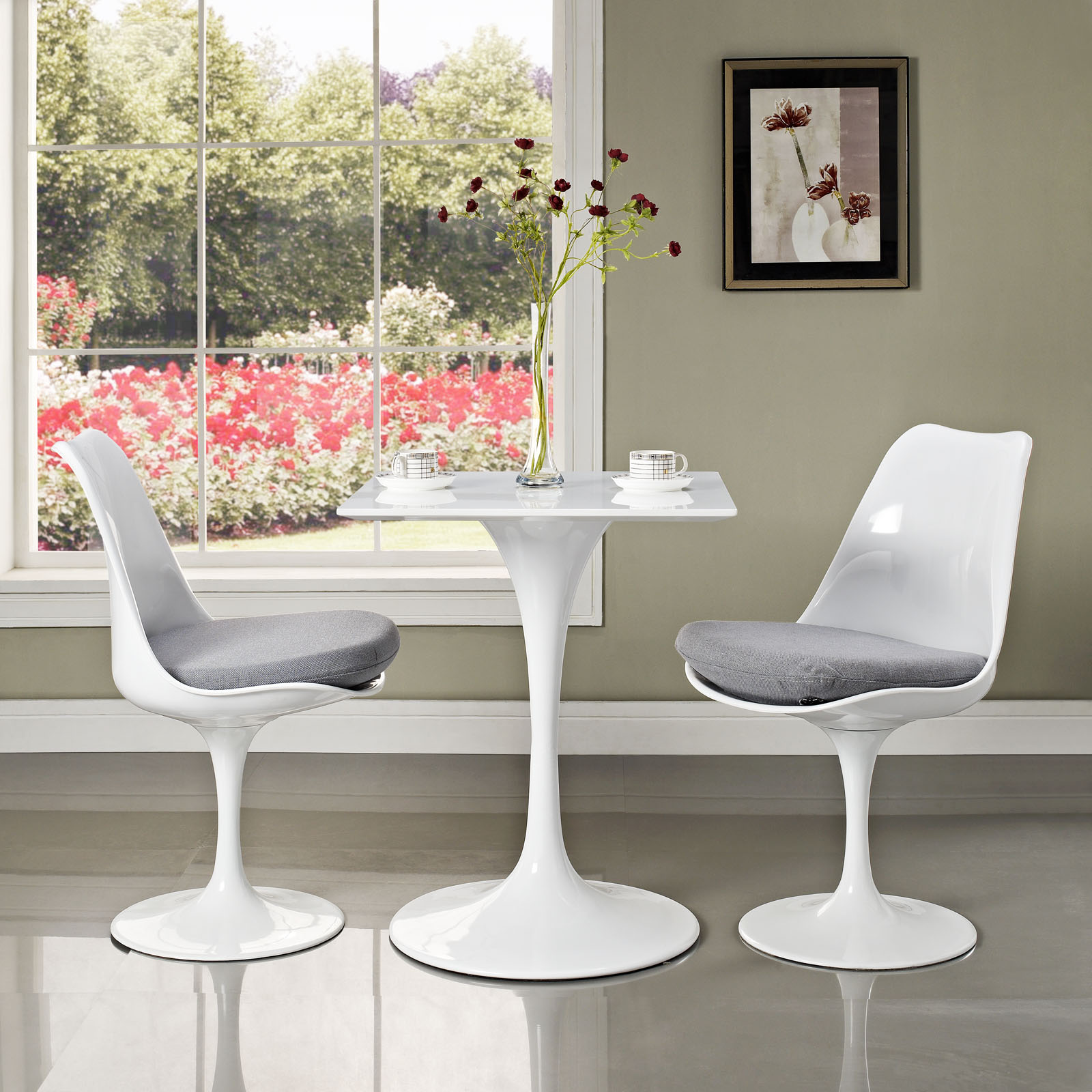 Лучшие стулья для кухни. Стул Tulip белый. Стул Тулип серый. Стул Tulip (дизайн 1955-56). Стильные стулья для кухни.