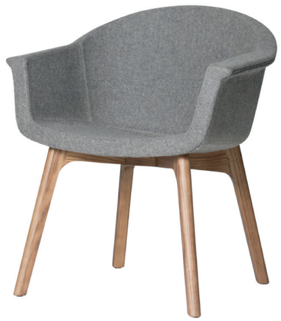 nuevo living vitale occasional chair grey fabric