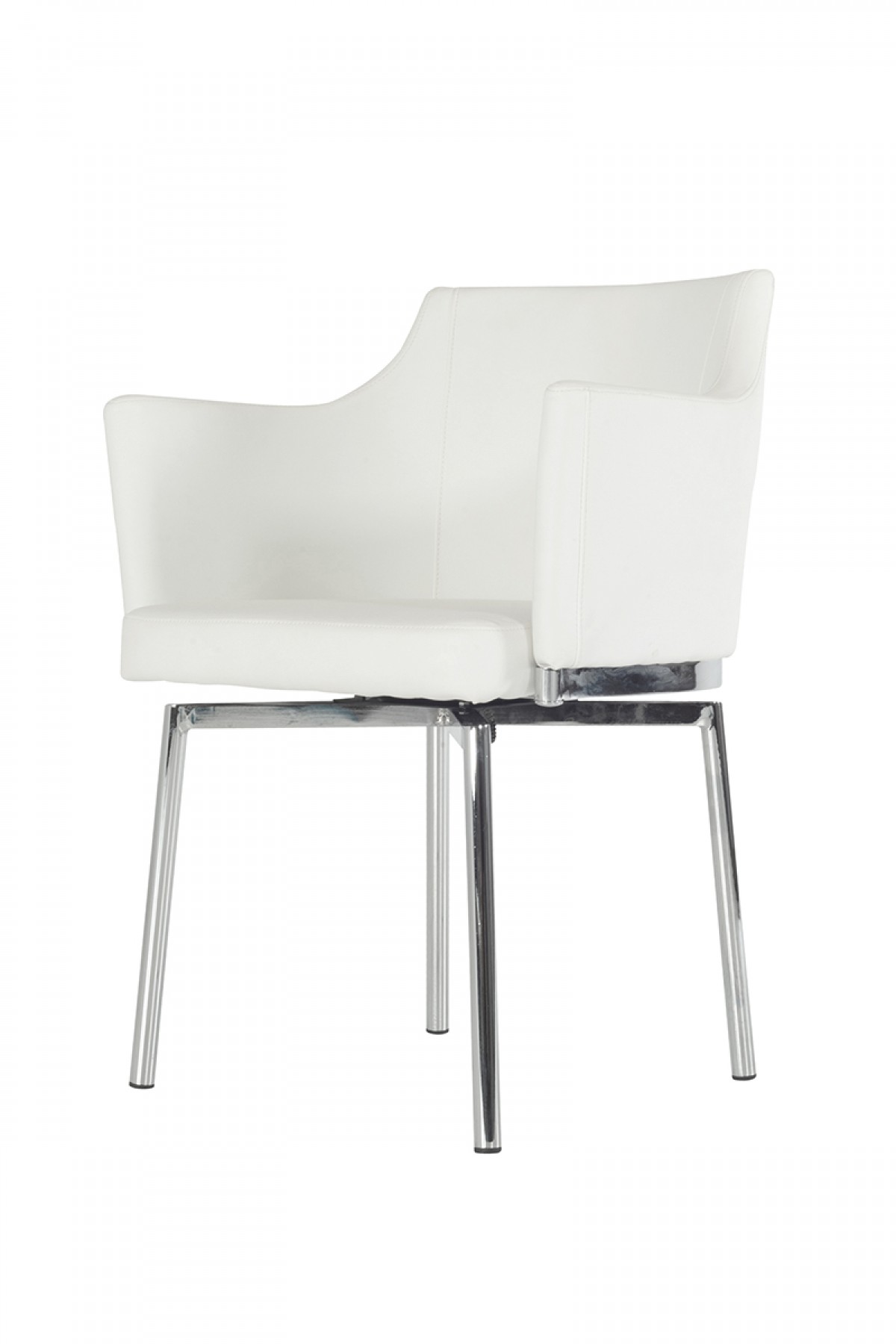 Check out the brand new Cynthia White Swivel Dining Chair at AdvancedInteriorDesigns.com