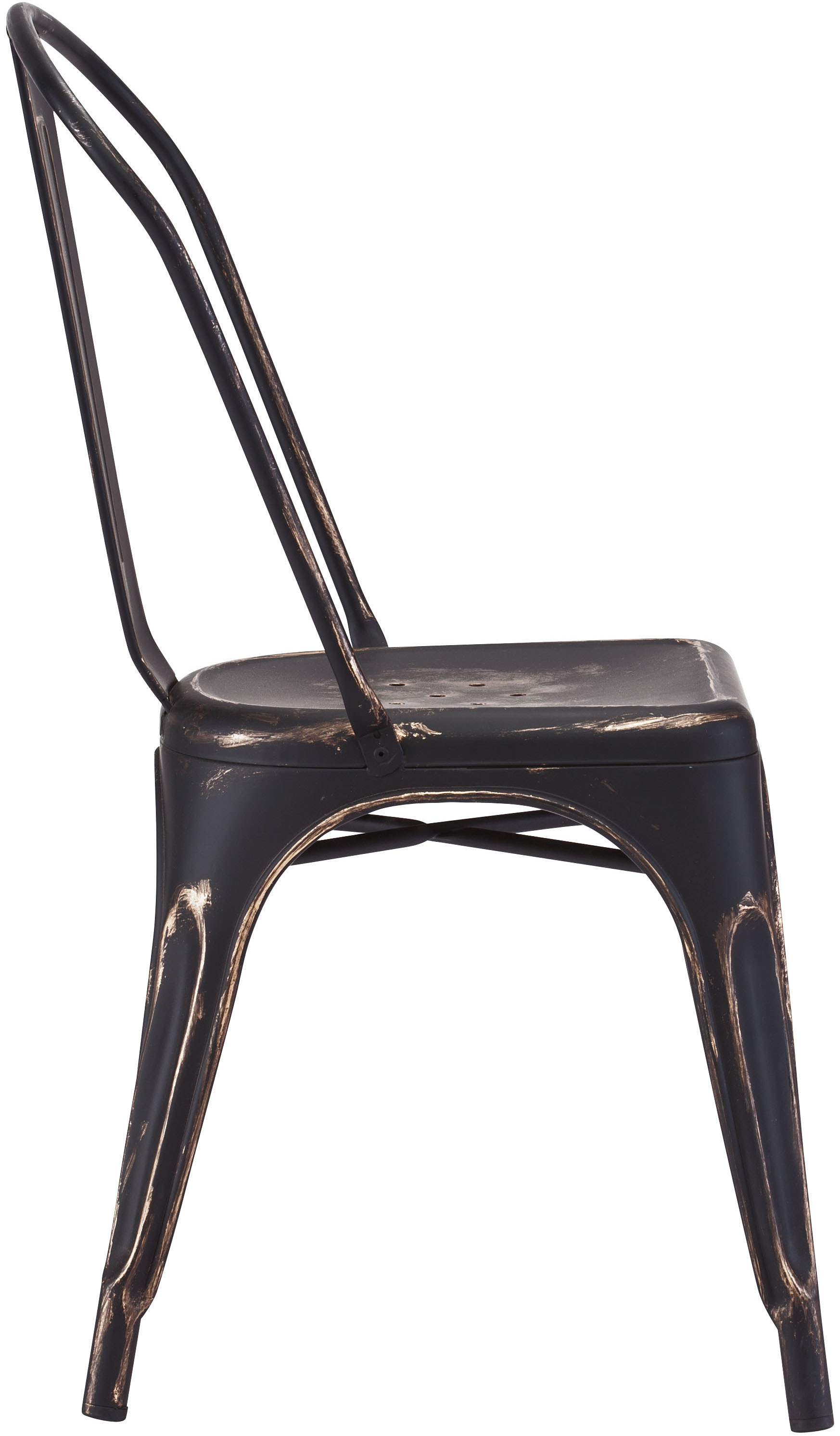 Elio Dining Chair Anti Black Gold