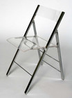 Clarity Acrylic Folding Chairs - (Set of 2)