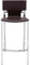 Marcello Leather Barstool Brown