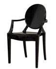 Ghost Style Armchair - Black